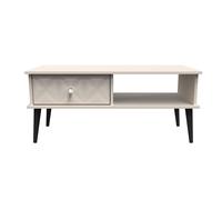 Welcome Furniture Ready Assembled Pixel 1 Drawer Coffee Table In Kashmir Matt, Brown