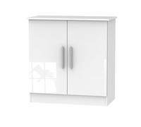Ready Assembled 2 U Trent 2 Door Cab(Ready Assembled) in White Ready Assembled 2 U White
