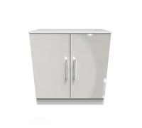 Ready Assembled 2 U Trent 2 Door Cabinet (Ready Assembled) in Mid Grey | Size: Medium Ready Assembled 2 U Mid Grey Medium