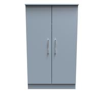 Ready Assembled 2 U Trent 2 Door Midi Robe (Ready Assembled) in Light Blue Ready Assembled 2 U Light Blue
