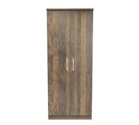 Ready Assembled 2 U Trent 2 Door Wardrobe (Ready Assembled) in Dark Brown Ready Assembled 2 U Dark Brown