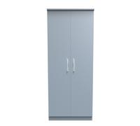 Ready Assembled 2 U Trent 2 Door Wardrobe (Ready Assembled) in Light Blue Ready Assembled 2 U Light Blue