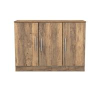 Ready Assembled 2 U Trent 3 Door Sideboard (Ready Assembled) in Dark Brown Ready Assembled 2 U Dark Brown