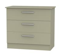 Ready Assembled 2 U Trent 3 Drawer Chest (Ready Assembled) in Light Brown Ready Assembled 2 U Light Brown