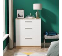 Ready Assembled 2 U Trent 3 Drawer Deep Chest (Ready Assembled) Ready Assembled 2 U Multicolor