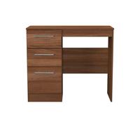 Ready Assembled 2 U Trent 3 Drawer Vanity (Ready Assembled) in Walnut Ready Assembled 2 U Walnut