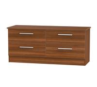 Ready Assembled 2 U Trent 4 Drawer Bed Box (Ready Assembled) in Walnut Ready Assembled 2 U Walnut