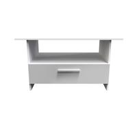 Ready Assembled 2 U Trent Bottom Drawer Coffee Table (Ready Assembled) in Mid Grey | Size: Medium Ready Assembled 2 U Mid Grey Medium