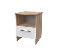 Ready Assembled 2 U Trent Bottom Drawer Lamp Table (Ready Assembled) in White Ready Assembled 2 U White