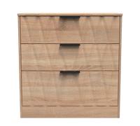 Ready Assembled 2 U Washington 3 Drawer Deep Chest (Ready Assembled) in Light Oak Ready Assembled 2 U Light Oak