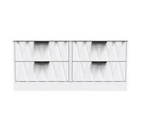 Ready Assembled 2 U Washington 4 Drawer Bed Box (Ready Assembled) in White Ready Assembled 2 U White