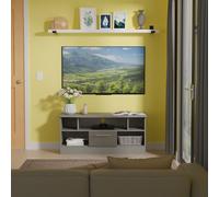 Ready Assembled 2 U Windsor 1 Drawer TV & Media Unit (Ready Assembled) in Dark Grey Ready Assembled 2 U Dark Grey