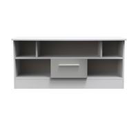 Ready Assembled 2 U Windsor 1 Drawer TV & Media Unit (Ready Assembled) in Grey Ready Assembled 2 U Grey