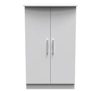 Ready Assembled 2 U Windsor 2 Door Midi Wardrobe (Ready Assembled) in Mid Grey Ready Assembled 2 U Mid Grey