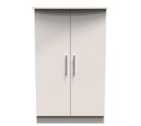 Ready Assembled 2 U Windsor 2 Door Midi Wardrobe (Ready Assembled) in Taupe Ready Assembled 2 U Taupe