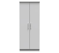 Ready Assembled 2 U Windsor 2 Door Wardrobe (Ready Assembled) in Mid Grey Ready Assembled 2 U Mid Grey
