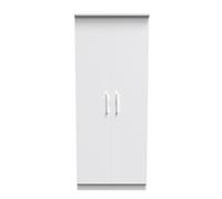Ready Assembled 2 U Windsor 2 Door Wardrobe (Ready Assembled) in White Ready Assembled 2 U White