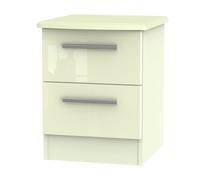 Ready Assembled 2 U Windsor 2 Drawer Bedside Cabinet (Ready Assembled) in Cream Ready Assembled 2 U Cream