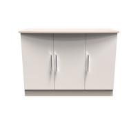 Ready Assembled 2 U Windsor 3 Door Sideboard (Ready Assembled) in Taupe Ready Assembled 2 U Taupe