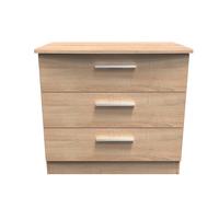 Ready Assembled 2 U Windsor 3 Drawer Chest (Ready Assembled) in Light Oak Ready Assembled 2 U Light Oak