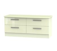 Ready Assembled 2 U Windsor 4 Drawer Bed Box (Ready Assembled) in Cream Ready Assembled 2 U Cream