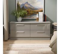 Ready Assembled 2 U Windsor 4 Drawer Bed Box (Ready Assembled) in Dark Grey Ready Assembled 2 U Dark Grey