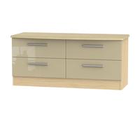 Ready Assembled 2 U Windsor 4 Drawer Bed Box (Ready Assembled) in Light Brown Ready Assembled 2 U Light Brown