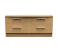 Ready Assembled 2 U Windsor 4 Drawer Bed Box (Ready Assembled) in Light Brown Ready Assembled 2 U Light Brown