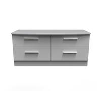 Ready Assembled 2 U Windsor 4 Drawer Bed Box (Ready Assembled) in Mid Grey Ready Assembled 2 U Mid Grey