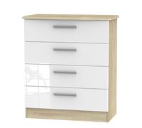 Ready Assembled 2 U Windsor 4 Drawer Chest (Ready Assembled) Ready Assembled 2 U Multicolor