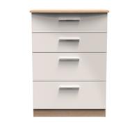 Ready Assembled 2 U Windsor 4 Drawer Deep Chest (Ready Assembled) in Beige Ready Assembled 2 U Beige
