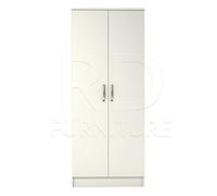 Ready assembled Classic 2 Door Wardrobe White