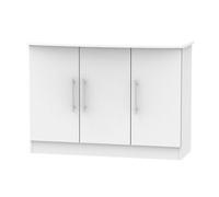 Ready Assembled Grey Matt Sideboard (H)790mm (W)1120mm