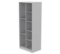 Ready Assembled 2 U Carlton Tall Shelf Unit (Ready Assembled) in Grey Ready Assembled 2 U Grey