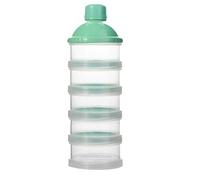 Ready Baby Milk Powder Dispenser 4/5 Separate Compartments Milk Powder Container Leakproof for Food & Formulas Versatile Baby Food Holder