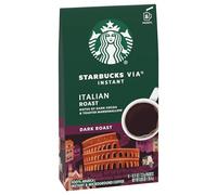 Starbucks VIA Instant Italian Roast Dark Roast Coffee (1 box of 8 packets)