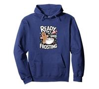 Ready for a good frosting funny adult humor gingerbread man Pullover Hoodie
