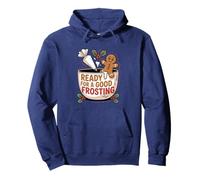 Ready for a good frosting funny adult humor gingerbread man Pullover Hoodie