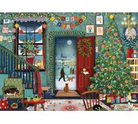 Otter House Ready For Christmas Jigsaw Puzzle (1000 Pieces)