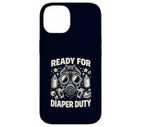Ready For Diaper Duty New Parent Survival Humor Case for iPhone 14