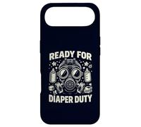 Ready For Diaper Duty New Parent Survival Humor Case for iPhone Air