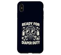 Ready For Diaper Duty New Parent Survival Humor Case for iPhone XS Max