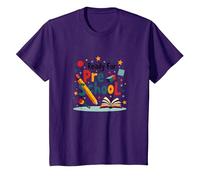 Ready for Pre School - Fun Learning Adventure Begins T-Shirt, Kids, Purple, 10 Years