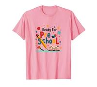 Ready for Pre School - Fun Learning Adventure Begins T-Shirt, Men, Pink, 3XL
