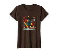 Ready for Pre School - Fun Learning Adventure Begins T-Shirt, Women, Brown, M