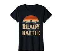 Ready for The Battle Christian Warrior 1 Corinthians 16 13 Value Graphic T-Shirt, Women, Black, XL