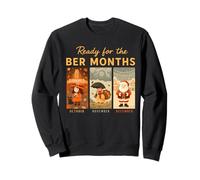 Ready for the BER Months Cozy Witch, Turkey & Santa Clause Sweatshirt