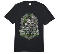 Ready for the Outbreak Zombie Illustration Comfort Colors Adult Heavyweight T-Shirt