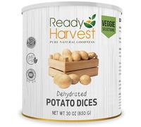 Ready Harvest - Dehydrated Whole Foods for Emergency Food Storage, Camping Supplies, and Survival Kits | Sealed Fresh in #10 Can | 30 Year Shelf Life | 1 Can | Potato Dices