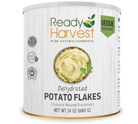 Ready Harvest Dehydrated Food Potato Flakes for instant mashed potatoes | Camper must haves camping essentials | Hurricane Preparedness Items, Survival Food, 10 Can | 30 Year Shelf Life